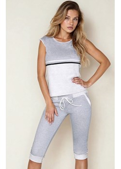 Komplet homewear piżama damska dres Rathnait LC 90372, Kolor szary, Rozmiar L/XL, LivCo Corsetti Fashion - id: 105134 - marki Livia Corsetti - 186648929 Komplet homewear piżama damska dres Rathnait LC 90372, Kolor szary, Rozmiar L/XL, LivCo Corsetti Fashion ze sklepu Intymna w kategorii Piżamy damskie - zdjęcie 186648929