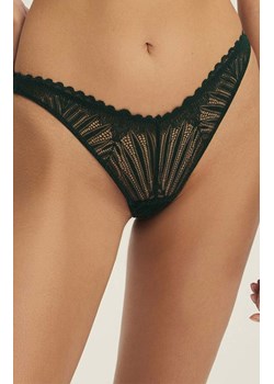 Esotiq koronkowe stringi damskie Onika 44221-67X, Kolor zielony, Rozmiar M, Esotiq ze sklepu Intymna w kategorii Majtki damskie - zdjęcie 186649136