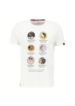 Koszulka Alpha Industries Apollo 10652109 - biała ze sklepu streetstyle24.pl w kategorii T-shirty męskie - zdjęcie 186649677