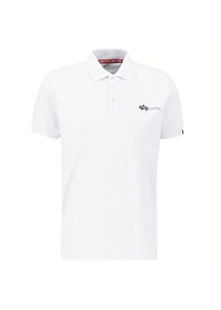 Koszulka Alpha Industries Basic Polo 10660009 - biała ze sklepu streetstyle24.pl w kategorii T-shirty męskie - zdjęcie 186649679