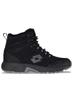 Buty męskie Lotto Ketcham Fur 2401210U-1116 - czarne ze sklepu streetstyle24.pl w kategorii Buty trekkingowe męskie - zdjęcie 186649689