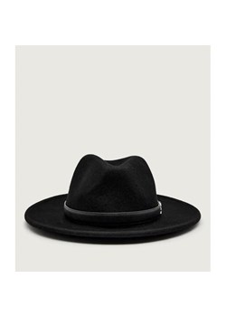 Karl Lagerfeld Wełniany kapelusz k/signature fedora - id: KL255W000109087 - marki Karl Lagerfeld - 186649869 Karl Lagerfeld Wełniany kapelusz k/signature fedora ze sklepu Gomez Fashion Store w kategorii Kapelusze damskie - zdjęcie 186649869