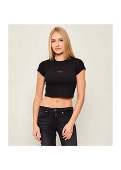 Calvin Klein Jeans T-shirt | Cropped Fit ze sklepu Gomez Fashion Store w kategorii Bluzki damskie - zdjęcie 186649946