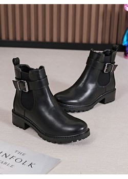 Sixth Sens Botki w kolorze czarnym ze sklepu Limango Polska w kategorii Botki - zdjęcie 186652248