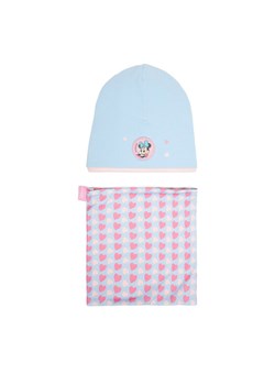 Komplet czapka i komin Mickey&Friends CEO-ACCCS-AW25-220DSTC Niebieski ze sklepu eobuwie.pl w kategorii Czapki dziecięce - zdjęcie 186652457