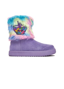 Kozaki FURBY CEO-BIC-AW25-133FUR Fioletowy ze sklepu eobuwie.pl w kategorii Buty zimowe dziecięce - zdjęcie 186652488