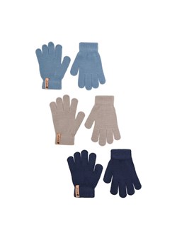 Rękawiczki Beverly Hills Polo Club CEO-ACCCS-BHPC-03(3-PACK) Niebieski ze sklepu eobuwie.pl w kategorii Rękawiczki dziecięce - zdjęcie 186652736