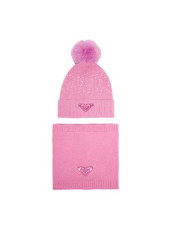 Komplet czapka i komin Roxy CEO-ROXY_ACCCS_08_AW2025 Różowy ze sklepu eobuwie.pl w kategorii Czapki dziecięce - zdjęcie 186652799