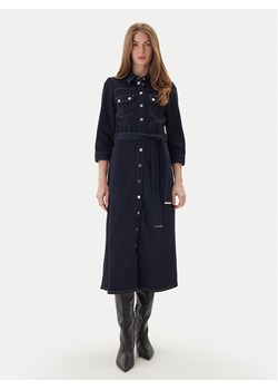 Morgan Sukienka jeansowa 252-RJEANA Granatowy Regular Fit ze sklepu MODIVO w kategorii Sukienki - zdjęcie 186655186