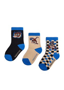 Looney Tunes Skarpety długie CEO-ACCCS-AW25-227WBLT(3-PACK) Beżowy ze sklepu MODIVO w kategorii Skarpetki dziecięce - zdjęcie 186655208