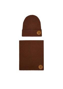 Beverly Hills Polo Club Komplet czapka i komin CEO-BHPC-ACCCS-02 Brązowy ze sklepu MODIVO w kategorii Czapki dziecięce - zdjęcie 186655427