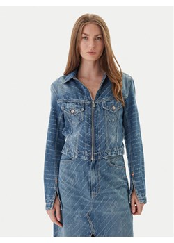 BOSS Kurtka jeansowa 50542426 Niebieski Slim Fit ze sklepu MODIVO w kategorii Kurtki damskie - zdjęcie 186655438