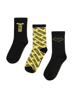 Batman Skarpety długie CEO-ACCCS-AW25-205WBBAT(3-PACK) Czarny ze sklepu MODIVO w kategorii Skarpetki dziecięce - zdjęcie 186655468