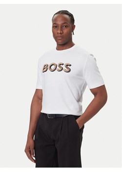 BOSS T-Shirt H-Thompson 656 50551902 Biały Regular Fit ze sklepu MODIVO w kategorii T-shirty męskie - zdjęcie 186655477