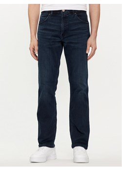 Wrangler Jeansy Greensboro 112350742 Granatowy Straight Fit ze sklepu MODIVO w kategorii Jeansy męskie - zdjęcie 186655547