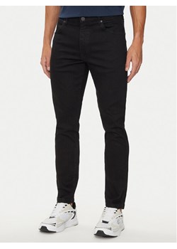 Wrangler Jeansy Larston 112356815 Czarny Slim Fit ze sklepu MODIVO w kategorii Jeansy męskie - zdjęcie 186655619