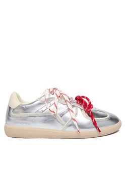Nokwol Sneakersy August Srebrny ze sklepu MODIVO w kategorii Buty sportowe damskie - zdjęcie 186655639