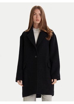 BOSS Płaszcz wełniany C_Calesara2 50548660 Czarny Relaxed Fit ze sklepu MODIVO w kategorii Płaszcze damskie - zdjęcie 186655677