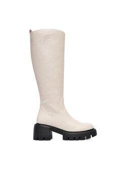 Nine West Kozaki CEO-SUMAYA-01 Écru ze sklepu MODIVO w kategorii Kozaki damskie - zdjęcie 186655695