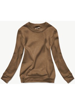 Bluza dresowa damska ze ściągaczami sepia (W01-158) ze sklepu goodlookin.pl w kategorii Bluzy damskie - zdjęcie 186658736