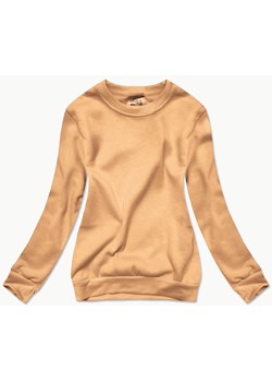 Bluza dresowa damska ze ściągaczami nude (W01-160) ze sklepu goodlookin.pl w kategorii Bluzy damskie - zdjęcie 186658737