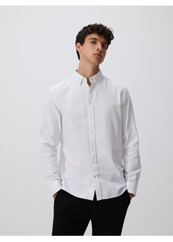 Reserved - Bawełniana koszula slim fit - biały ze sklepu Reserved w kategorii Koszule męskie - zdjęcie 186660675