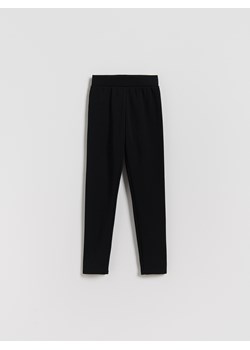 Reserved - Ocieplane legginsy - czarny ze sklepu Reserved w kategorii Spodnie dziewczęce - zdjęcie 186661158