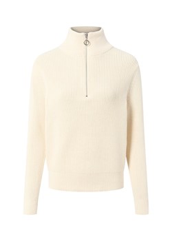 Franco Callegari Sweter damski troyer Kobiety Bawełna écru jednolity ze sklepu vangraaf w kategorii Swetry damskie - zdjęcie 186661288