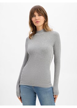 JOOP! Damski sweter w prążek - Koni Kobiety Prążki jasny szary marmurkowy ze sklepu vangraaf w kategorii Swetry damskie - zdjęcie 186661296