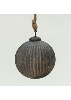Bombka szklana Rustic Black 10 cm ze sklepu dekoria.pl w kategorii Dekoracje bożonarodzeniowe - zdjęcie 186661768