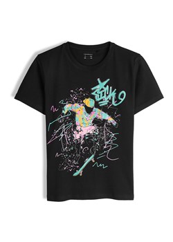 GATE Bawełniana koszulka z nadrukiem 8Y ze sklepu gateshop w kategorii T-shirty chłopięce - zdjęcie 186662096