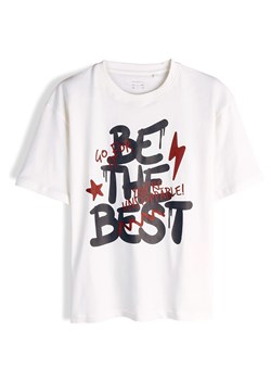 GATE Bawełniany t-shirt oversize z nadrukiem 8Y ze sklepu gateshop w kategorii T-shirty chłopięce - zdjęcie 186662239