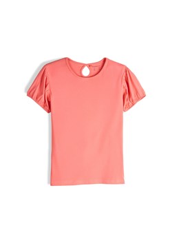 GATE Bawełniany T-shirt z bufiastymi rękawami 3Y ze sklepu gateshop w kategorii Bluzki dziewczęce - zdjęcie 186662589