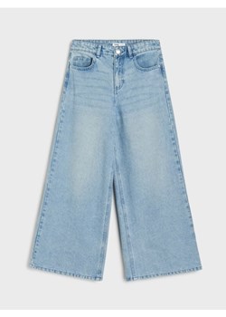 Sinsay - Jeansy wide leg high waist - niebieski ze sklepu Sinsay w kategorii Spodnie dziewczęce - zdjęcie 186665366