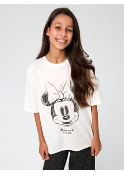 Sinsay - Koszulka Minnie Mouse - kremowy - id: 075FA-01X - marki Sinsay - 186665376 Sinsay - Koszulka Minnie Mouse - kremowy ze sklepu Sinsay w kategorii Bluzki dziewczęce - zdjęcie 186665376