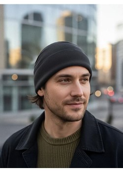 Sinsay - Czapka beanie - czarny ze sklepu Sinsay w kategorii Czapki zimowe męskie - zdjęcie 186665495