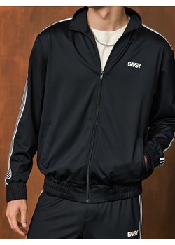 Sinsay - Rozpinana bluza z napisem - czarny ze sklepu Sinsay w kategorii Bluzy męskie - zdjęcie 186665656