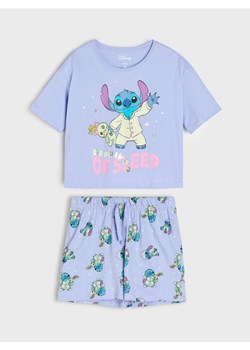 Sinsay - Piżama dwuczęściowa Stitch - błękitny - id: 812EU-05X - marki Sinsay - 186665857 Sinsay - Piżama dwuczęściowa Stitch - błękitny ze sklepu Sinsay w kategorii Piżamy damskie - zdjęcie 186665857