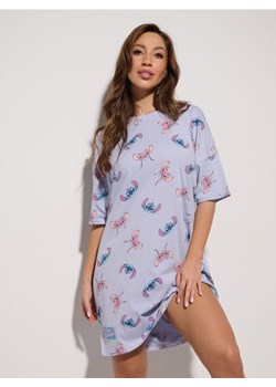 Sinsay - Koszula nocna ze wzorkiem Lilo & Stitch - błękitny ze sklepu Sinsay w kategorii Koszule nocne - zdjęcie 186665858