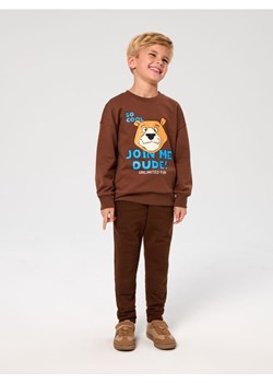 Sinsay - Spodnie jogger basic - brązowy - id: 887GE-88X - marki Sinsay - 186665898 Sinsay - Spodnie jogger basic - brązowy ze sklepu Sinsay w kategorii Spodnie chłopięce - zdjęcie 186665898