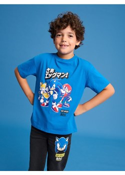 Sinsay - Koszulka Sonic the Hedgehog - niebieski ze sklepu Sinsay w kategorii T-shirty chłopięce - zdjęcie 186665979