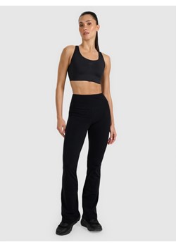 Damskie legginsy ocieplane 4F 4FWAW25TTROF1195 - czarne ze sklepu Sportstylestory.com w kategorii Spodnie damskie - zdjęcie 186668549