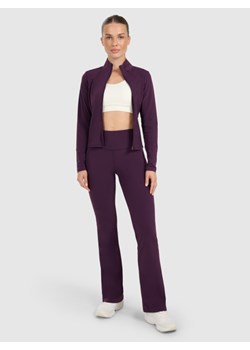 Damskie legginsy ocieplane 4F 4FWAW25TTROF1195 - fioletowe ze sklepu Sportstylestory.com w kategorii Spodnie damskie - zdjęcie 186668558