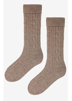 Podkolanówki damskie ciemnobeżowe, Kolor ciemnobeżowy, Rozmiar 39-42, Cerber ze sklepu Primodo w kategorii Skarpetki damskie - zdjęcie 186668719