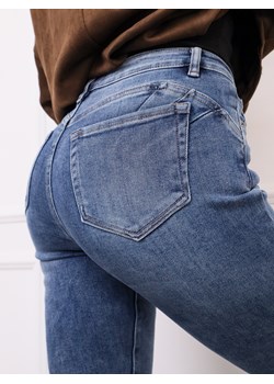 SPODNIE JEANSOWE SKINNY PUSH UP- GRANATOWE ze sklepu olika.com.pl w kategorii Jeansy damskie - zdjęcie 186669469