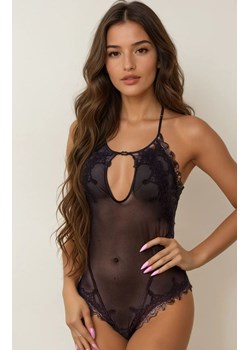 Czarne zmysłowe body damskie Daiana, Kolor czarny, Rozmiar S/M, LivCo Corsetti Fashion - id: 190796 - marki Livia Corsetti - 186671366 Czarne zmysłowe body damskie Daiana, Kolor czarny, Rozmiar S/M, LivCo Corsetti Fashion ze sklepu Intymna w kategorii Body damskie - zdjęcie 186671366