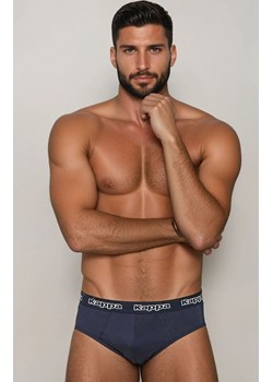 Kappa 2-pack granatowe slipy męskie bawełniane w sportowym stylu K1111, Kolor granatowy, Rozmiar S, Kappa ze sklepu Intymna w kategorii Majtki męskie - zdjęcie 186671379