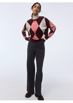 Mohito - Szare spodnie wide leg - szary ze sklepu Mohito w kategorii Spodnie damskie - zdjęcie 186672178