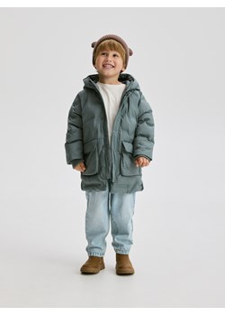 Reserved - Kurtka parka z kieszeniami - oliwkowy ze sklepu Reserved w kategorii Kurtki chłopięce - zdjęcie 186672945