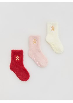 Reserved - Świąteczne skarpetki 3 pack - wielobarwny ze sklepu Reserved w kategorii Skarpetki dziecięce - zdjęcie 186673348